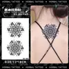 Colección Serie Dorso de la Mano: Pegatinas de Tatuaje Herbales, Impermeables, de Larga Duración, Tatuajes de Jugo, Semipermanentes, No Reflectantes para el Dorso de la Mano