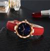 Reloj para Mujer Shake Tone Mismo Estilo Brillante Estrellado Reloj Coreano de Cuarzo Oro Rosa con Pedrería Reloj de Pulsera de Moda para Mujer
