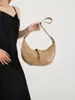 Bolso de axila de nicho de alta gama para mujer 2024 nuevo otoño e invierno bolso cruzado vintage de gran capacidad para ir al trabajo bolso croissant