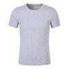 Camiseta de algodón Aodale de seda de hielo con logotipo impreso personalizado, cuello redondo, camisa publicitaria grupal, ropa de trabajo para actividades culturales personalizada