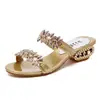 Sandalias de exterior para mujer 2026 nuevo estilo de verano, elegantes y a la moda, moda versátil, tacón grueso, sandalias de puntera abierta de tacón medio francés