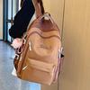 Mochila escolar de grande capacidade feminina simples casual estilo Harajuku japonês 2023 Verão nova moda mochila estudantil