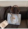 Bolso Simple Nuevo de Gran Capacidad para Mujer Moda 2025 Casual Retro Nicho para Viajero Bolso de Hombro Elegante Bolso Tote
