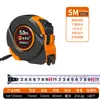 Fita Métrica Personalizada com Logo Estojo de Couro Anti-Queda Fita Métrica Anti-Queda 5m Régua Métrica Fita Métrica de Aço 3,75m Régua Caixa de Aço Inoxidável