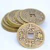 Cobre Real Moneda Grande de Cobre Material de Latón Cinco Bendiciones Riqueza y Tesoro Fortuna Dinero Artesanía Antigua Accesorio