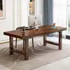 Escritorio de Estudio de Madera Maciza Mesa para Computadora de Escritorio Simple para el Hogar Estudiante de Secundaria Apartamento Pequeño Mesa de Aprendizaje Escritorio para Dormitorio Oficina
