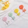 Celebridad de Internet Coreana Pinza para el Cabello de Estrella de Mar y Concha Pinza Lateral para Niña Versión Coreana Lindo Pinza Bb Pinza para el Flequillo Pinza para la Parte Posterior de la Cabeza Accesorio para el Cabello