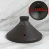 Colección de Tapas Negra y Marrón, Tapa Universal para Olla de Cerámica Negra de Arena Morada, Accesorios de Tapa para Cazuela Olla Eléctrica de Cocción Lenta Resistente a Altas Temperaturas