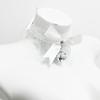 Collar con colgante de mariposa y encaje suave para niña, cadena para clavícula, correa para el cuello, accesorios al por mayor