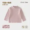 Top Base Infantil Feminino Top para Meninas Bebê Quente Estilo Coreano Outono Novo Roupa de Fora Roupas de Outono Camiseta Infantil Roupas