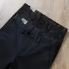 Pantalones Sueltos de Cintura Alta Novedad Otoño e Invierno 2024 Mezcla de Algodón Tens Elásticos para Hombre Pantalones Rectos Casuales de Negocios