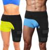 Proteção de perna para fitness transfronteiriça europeia e americana, cinto para virilha anti-distensão muscular, cinto de proteção para quadril, proteção para coxa para levantamento de peso, equipamento de proteção esportiva