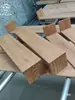Panel de madera maciza en forma de U de roble, material para estantería de madera en bruto, estante de almacenamiento de pared, estante divisorio de pared, estante divisorio de una palabra