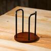 Porta-Copos Descartáveis Porta-Xícaras de Chá Porta-Armazenamento de Café Suporte de Xícaras de Bambu e Madeira Porta-Copos de Papel Mesa de Escritório Mesa de Centro