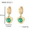 Diseño de Nicho Transfronterizo Europeo y Americano Regalo del Día de San Valentín Conjunto de Joyería para Mujer con Collar, Anillo y Pulsera de Corazón de Oro de 18K