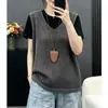 Chaleco de punto hueco estilo vintage para mujer, holgado y adelgazante, nuevo top sin mangas de otoño 2026