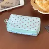 Nuevo monedero mini de lunares verde menta para niñas, bolsa de almacenamiento portátil para cámara, audífonos, artículos varios y monedas