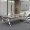 Conference Table, Long Table, Simple Modern Style, Small Reception Table, Office Negotiation and Training Table, Large Conference Room Table and Chairs, Long Rectangular Table