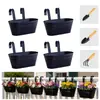 Vasos de Flores de Ferro Pendurados Personalizados Transfronteiriços para Uso Doméstico, Baldes Pendurados Ovais Destacáveis para Jardinagem e Plantas Verdes