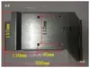 1380# Accesorios para Motor de Ventilador de Presión Negativa Placa de Hierro Marco 71/80/90 Ventilador de Extracción Ventilador de Ventilación Placa de Motor