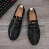 Sapatos Brancos Homens Outono Respirável Sapatos Preguiçosos 2022 Novo Estilo Condução Sapatos Masculinos Mocassins Masculinos Sapatos Casuais de Couro