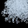 Lantejoulas Foscas Frescas e Transparentes em Formato de Flores de Ameixeira e Estrelas de Cinco Pontas, Adesivos Epóxi para Maquiagem dos Olhos, Materiais DIY para Arte de Unhas