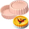 Plato para tarta Charlotte de silicona molde redondo de silicona antiadherente fresa repostería tarta de queso