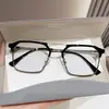 Gafas Metálicas de Doble Puente para Miopía Marco de Gafas Tech Guy Anti-Luz Azul Tendencia para Hombres Barra Superior Retro Personalidad Gafas para Miopía