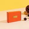 Caja de Cuero para Producto de Salud Nido de Pájaro Personalizado, Caja con Tapa Abatible, Caja Estilo Libro, Caja de Regalo Universal Personalizada con Nido de Pájaro y Aceite de Esporas de Tremella