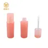 Nuevo Tubo Triangular Transparente para Brillo de Labios 3.5ml Alto Brillo Líquido Reparador Moldeado por Inyección Tubo Vacío Brillo de Labios Material de Empaque para Labial