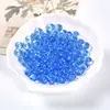 Contas de ábaco de vidro em cores de doce, contas redondas achatadas, pulseira DIY feita à mão, colar, acessórios de joalheria infantil, em estoque, atacado
