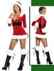 Disfraces de Navidad para Actuación en Escenario de Damas Europeas y Americanas Traje de Navidad Sexy Ds para Baile