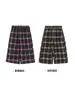 Pantalones Casuales Rectos de Lana a Cuadros Estilo Coreano para Niñas 2024 Otoño Nuevo Estilo Moda Versátil de Pierna Ancha para Niños Bebé