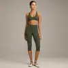 Conjunto Deportivo Transfronterizo Elegante sin Espalda y Shorts de Fitness Ajustados de Secado Rápido para Correr al Aire Libre, Pilates, Yoga