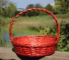 Cesta de frutas vime estilo chinês cesta de presente para visitar parentes cesta de exibição cesta de flores cesta de presente cesta de dança cesta de ovos cesta de bambu colheita