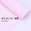 Papel de regalo para flores frescas de 48 colores, ramo de dibujos animados, materiales para arte floral DIY hechos a mano, papel crepé, papel con borde enrollado, papel crepé de color liso enrollado