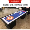 Juguete de Bolas de Curling de Mesa Estilo Tablero de Escritorio Curling de Arena Mini Hockey sobre Hielo Curling para Fiesta Juego Interactivo Infantil Tierra Seca