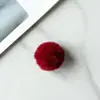Pelota de Pelo de Conejo Rex Imitación de 3 cm y 4 cm Hecha a Mano DIY Pelota de Felpa Joyería Llavero Colgante de Bolso Accesorios para Ropa, Zapatos y Sombreros