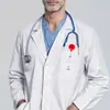 Crachá de peito redondo crachá fivela de identificação fivela retrátil de puxar fácil fivela de peito de médico enfermeiro clipe de crachá conjunto de cartões fivela retrátil de puxar fácil