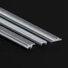Lente Lineal Extruido Acrílico Personalizado PMMA Tira de Luminaria Lente de Ángulo Amplio Lente Polarizador Se Puede Cortar