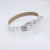 (Pulseira de Pulso com Padrão de Cobra de 8mm) Alça de Mão Multicor Cinto de Letras DIY Adequado para Usar Pequenos Acessórios Alça de Mão de Letras