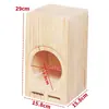 Caja Vacía de Madera Maciza 4 pulgadas 5 pulgadas 6.5 pulgadas 8 pulgadas Caja Vacía para Altavoz Caja de Estantería de Madera de Dos Vías Altavoz de Laberinto de Rango Completo