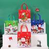 Bolsa de Mano Navideña de Fieltro No Tejido Amazon Consumibles de Comercio Exterior Bolsa para Empaque de Regalo Impresión a Color Película Bolsa para Dulces 2021