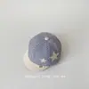 Gorra de Béisbol de Estrella Rayada Estilo Primavera y Otoño Verano Unisex Bebé Niños Versátil Ajustable Sombrero de Protección Solar