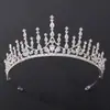 Nova Coroa de Noiva Coreana Vestido de Casamento Vestido de Banquete Acessórios de Cabelo Acessórios de Fotografia Coroa Zircônia Cristal