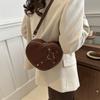 Rebite personalizado amor coração popular moda moda textura 2024 nova moda estilo ocidental bolsa de ombro crossbody para mulheres