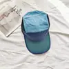 Boné de Beisebol Respirável para Uso Externo, Colorido, Patchwork, Secagem Rápida, Personalizado para Verão, com Parte Superior Macia e Proteção Solar Color-Blocking, Chapéu da Moda para Homens e Mulheres