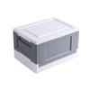 Caixa de armazenamento dobrável caixa de armazenamento de livros domésticos organizador de roupas de brinquedo plástico transparente caixa de armazenamento de grande capacidade
