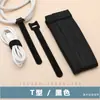 Organizador de Cables de Velcro de Doble Cara Gancho de Pin en T Correa de Almacenamiento Integrada de Velcro Cable de Fibra Óptica Sala de Computadoras Brida Autoadhesiva para Cables