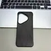 Adequado para Capa de Celular Huawei Pura80Ultra Couro Liso Sem Bordas P80Pro Meio Pacote Fosca Anti-Queda Capa Protetora